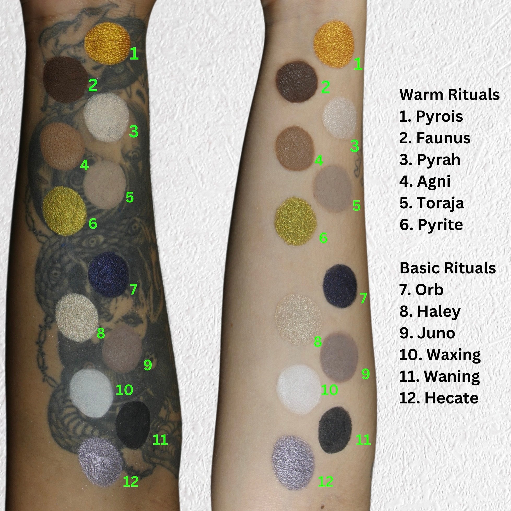Warm Rituals Palette
