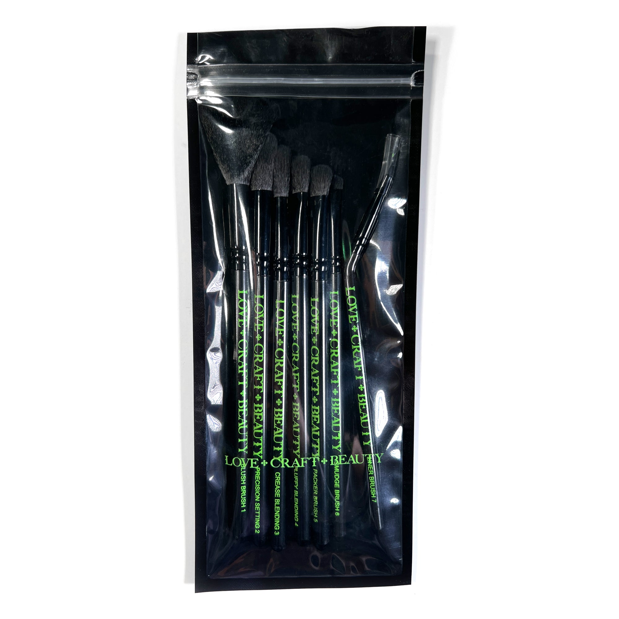 7 Piece Makeup Brush Set