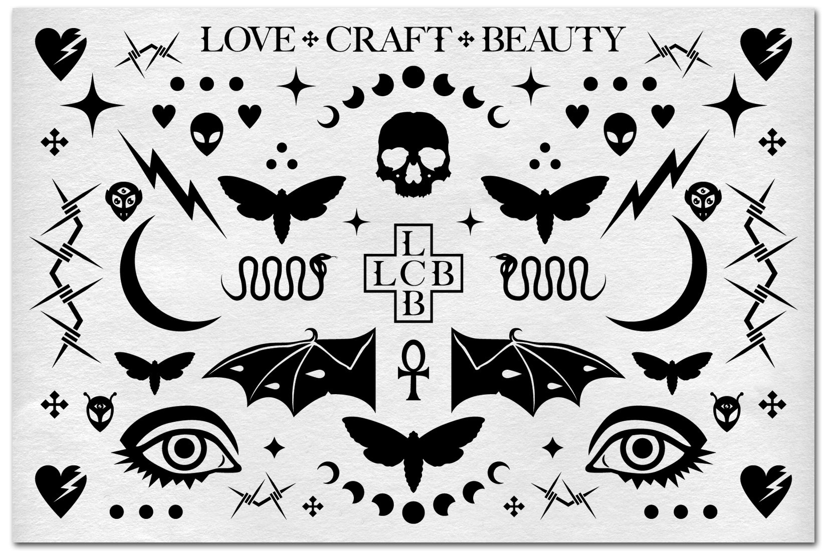 LCB Temporary Tattoos